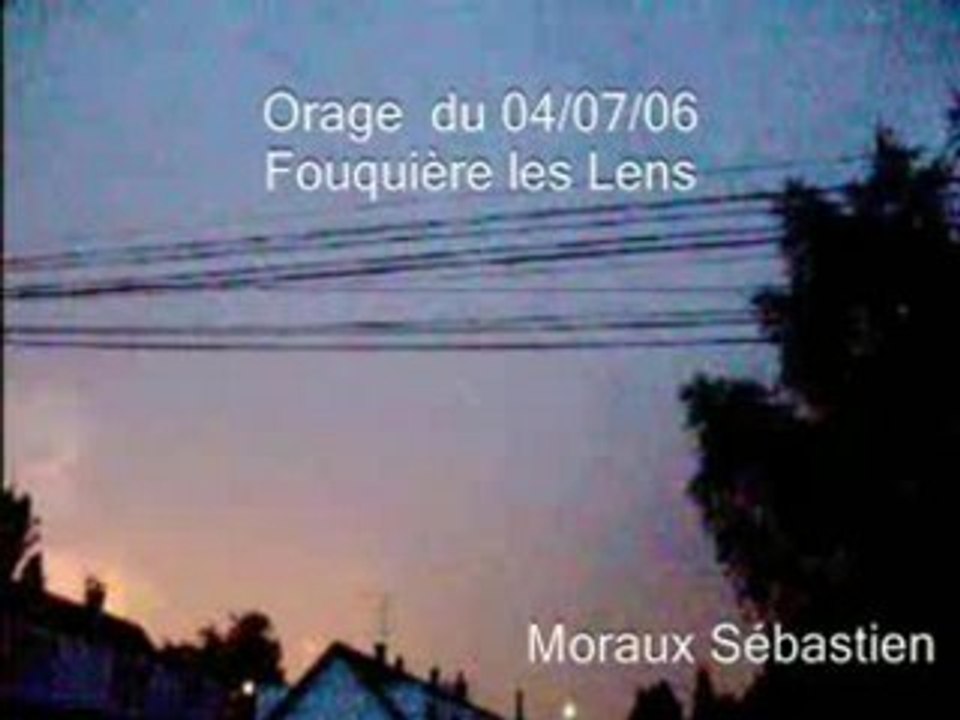 Orage 4 juillet 06