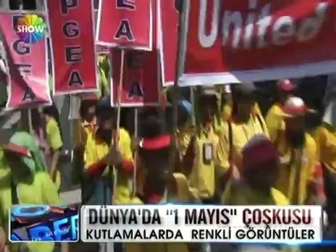 Dünya'da 1 mayıs çoşkusu - 01 mayıs 2012