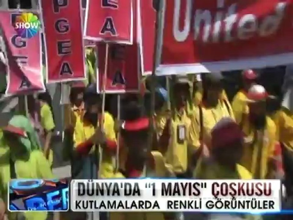 Dünya'da 1 mayıs çoşkusu - 01 mayıs 2012