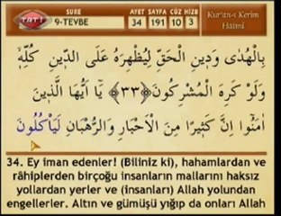 Kuranı Kerim Hatmi Serif - 10