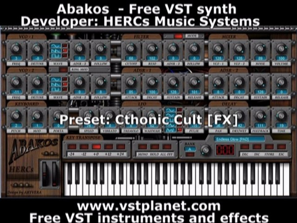Abakos - Free VST synth