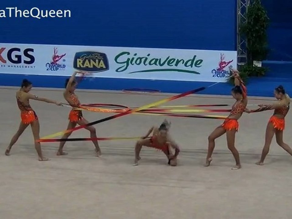 Japan 2012 WC Pesaro AA 2 hoops 3 ribbons