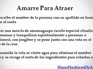 Amarres de amor caseros