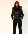 Blouson cuir Giorgio alessia noir