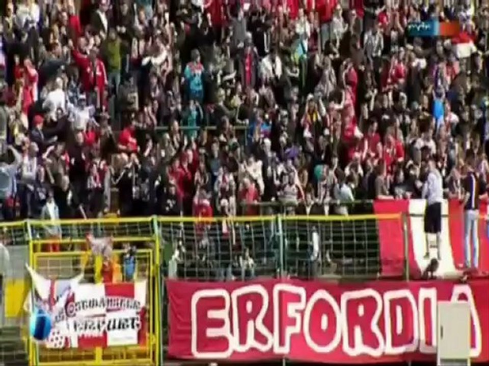 Rot-weiß erfurt vor dem spiel gegen chemnitz