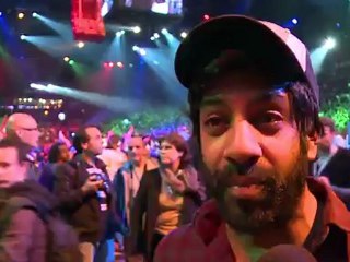 Vikash Dhorasoo au meeting de Bercy