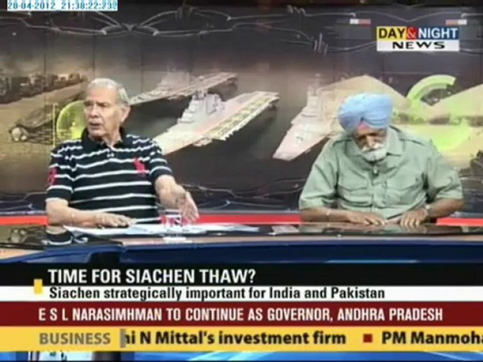 Defence Line Time for Siachen Thaw 28 Apr 2012 Part 1