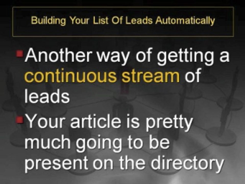 Building Your List Of Leads Automatically