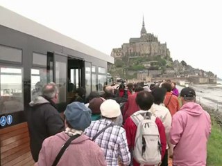 Cars banned from foot of France's Mont-Saint-Michel