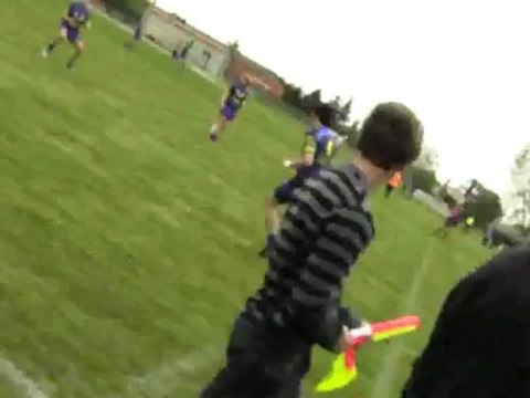 28Apr2012 Minimes vs Lescure d'albigeois 2eme mi-temps - Defaite 14-20