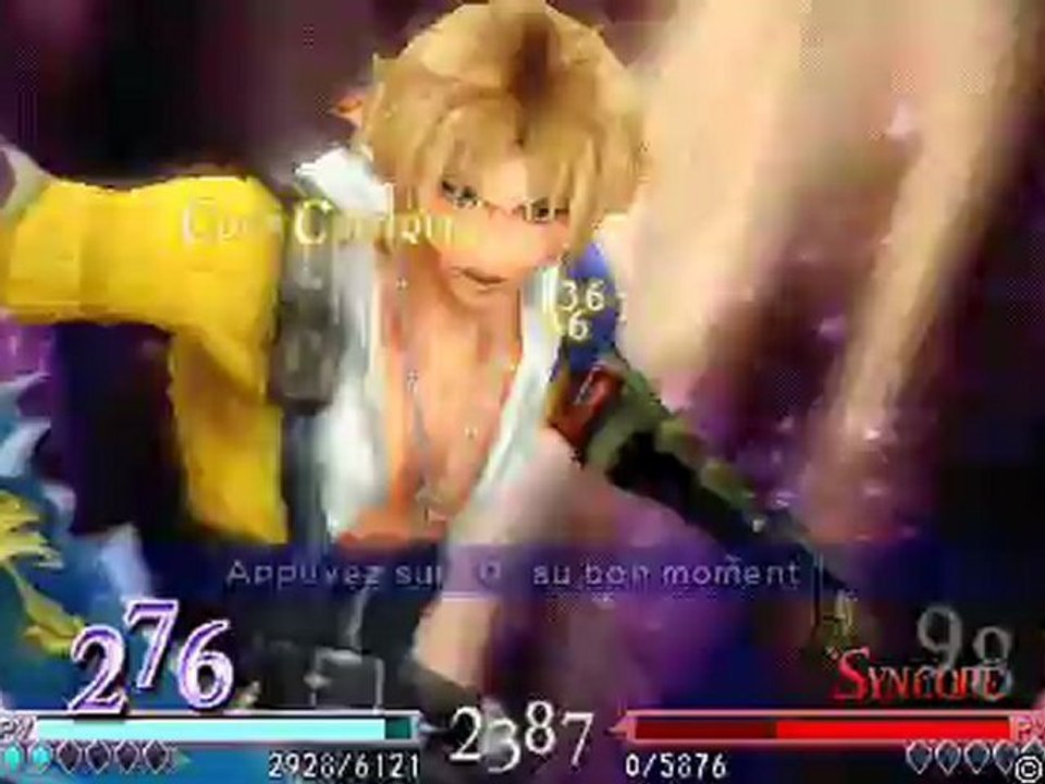 FinalFantasy,Dissidia : Tidus(Mario12org) vs Le Faux Mario (Squall)