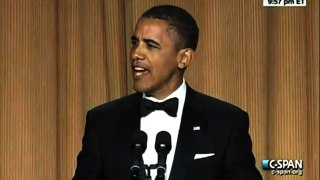 President Barack Obama at the 2012 White House Correspondent's Dinner