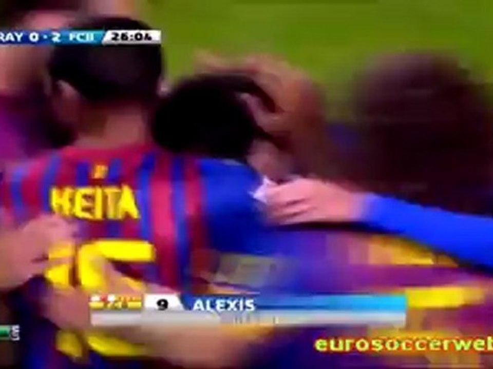 Alexis Sanchez causes own goal against Real Vallecano