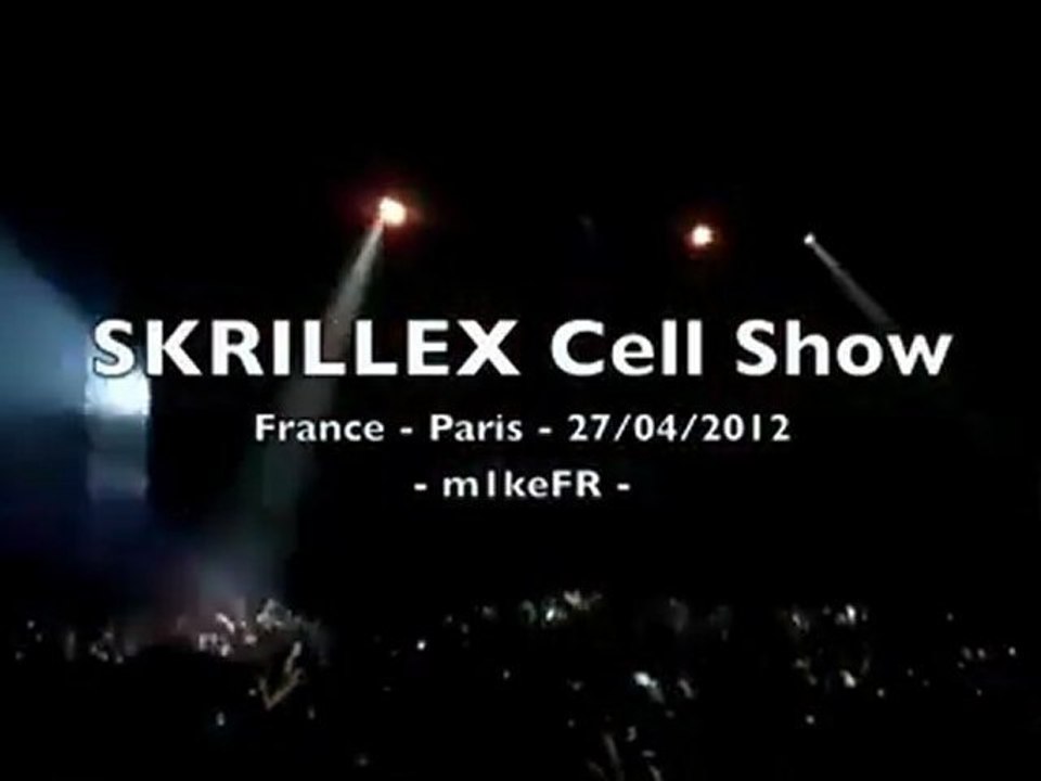 (50 mn) SKRILLEX Concert Live au Zenith de Paris France le 04/2012