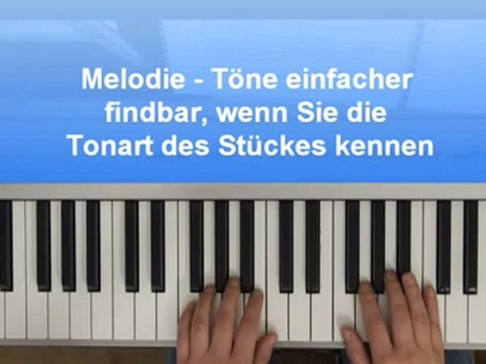 Klavier lernen: Einstieg ins freie Spiel