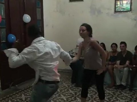 Stage SALSA Dansacuba Avril 2012.Show de Victor el SONERO MAYOR ET Aurelie