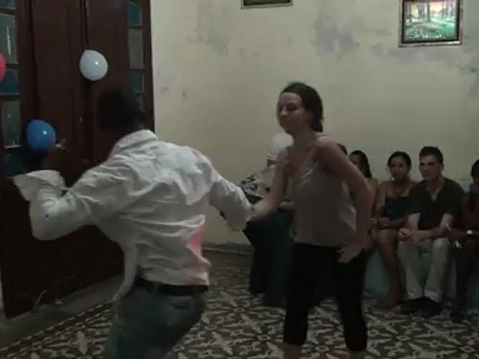 Stage SALSA Dansacuba Avril 2012.Show de Victor el SONERO MAYOR ET Aurelie