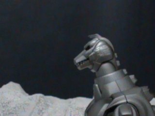 Bored Stop Motion: SpaceGodzilla Vs Mechagodzilla