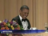 Obama gives and gets comic jibes at A-list gala