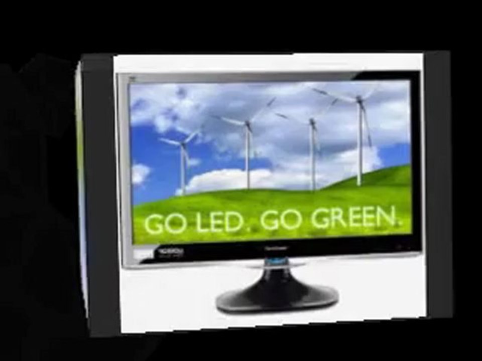 Viewsonic VX2450WM-LED 24-Inch (23.6-Inch Vis) Widescreen LED Monitor with Full HD 1080p and Speakers - Black