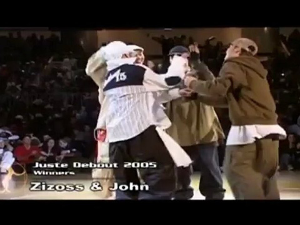 Juste Debout dance battle : Zizoss & John vs. Di Air & Eszteca