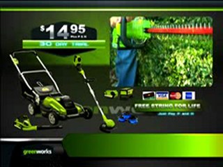 Greenworks Power Tools, Clean It Up With The Best « As Seen On TV Promoters