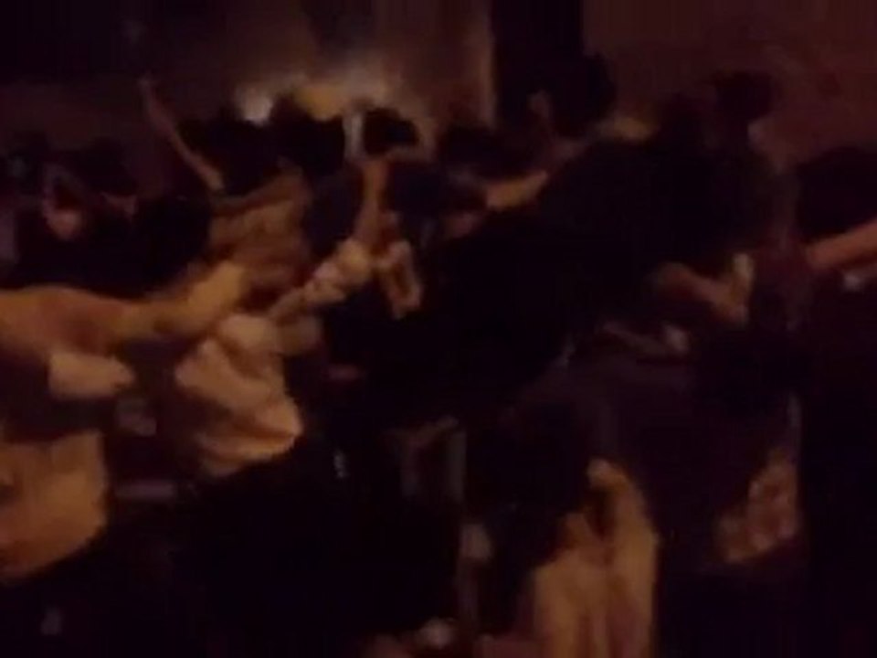 فري برس حلب  طريق الباب مظاهرة مسائية 29 4 2012 Aleppo