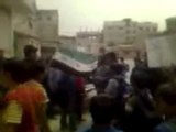 فري برس ريف دمشق مدينة حمورية مظاهرة طلابية 29 4 2012 ج2 Damascus