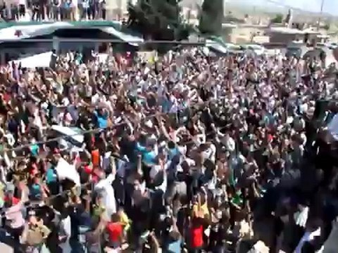 فري برس ادلب معرة حرمة صباحية الأحد والمطالبة بمجيء المراقبين29 4 2012 Idlib