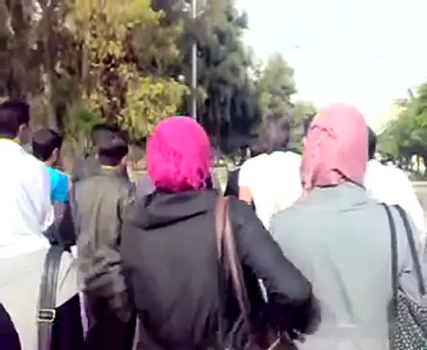 فري برس حلب جامعة حلب رووعة صباحية كلية الهندسة المعلوماتية 29 4 2012 ج2 Aleppo