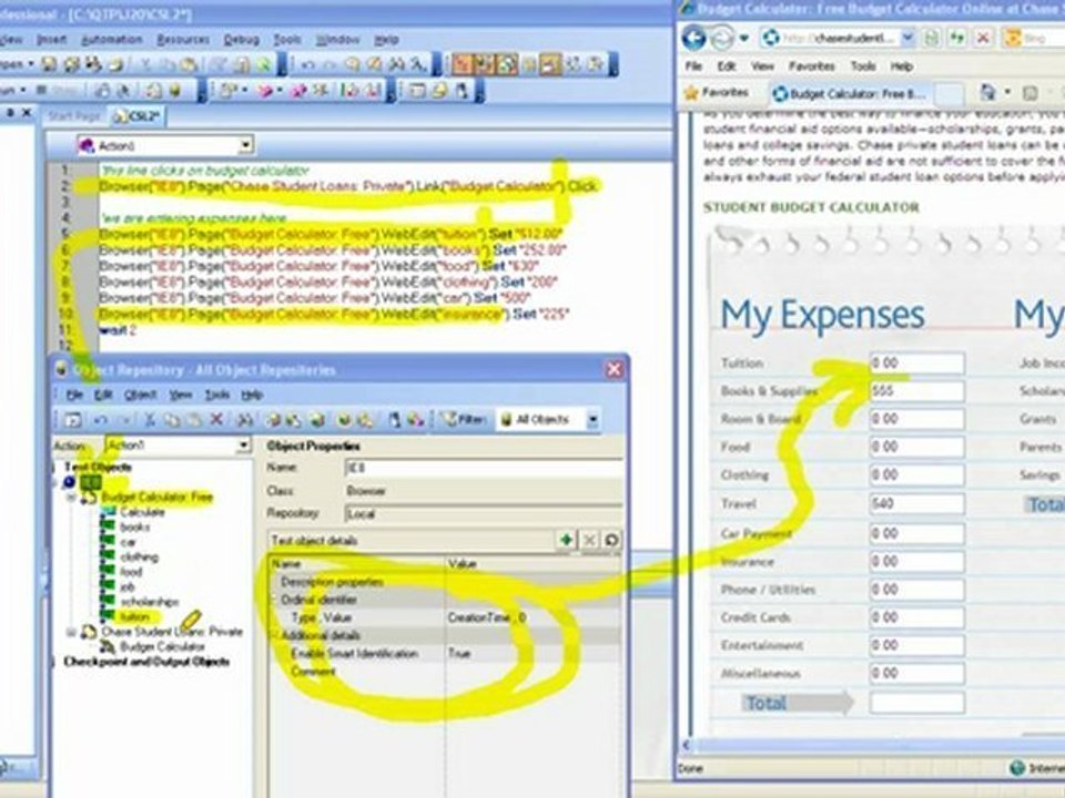 QTP Tutorial 2 Testing QTP Training VB Script QTP Frameworks beginners QTP QTP Testing