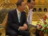 UN Secretary General meets Myanmar President