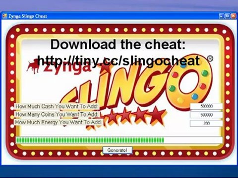 Zynga Slingo Hack Cheat -FREE Download -May June 2012 Update