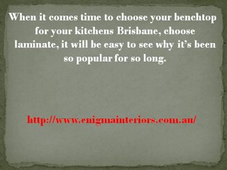 What Laminate Benchtops have to Offer