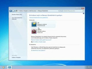 Windows 7 Ebeveyn Denetimi