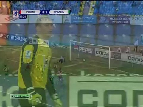 РФПЛ 2011/12. 41 тур. Рубин - Кубань 1-1 (1-1 Натхо)