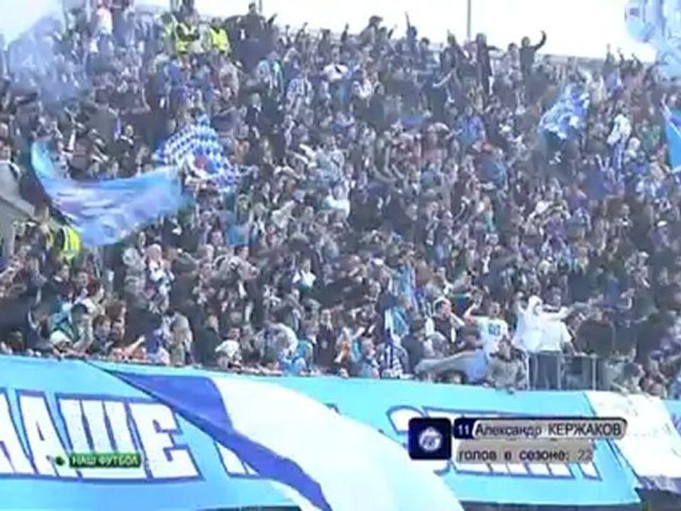 РФПЛ 2011/12. 41 тур. Зенит - Динамо 2-1 (2-0 Кержаков)