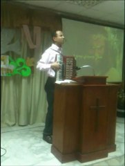 الاخ بطرس فى اجتماع الجمعه بكنيسه جماعات الله بالمصدار