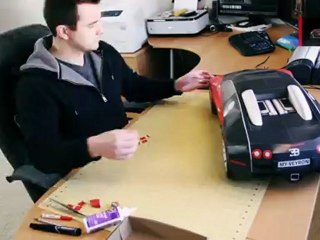 Fabriquer une Bugatti Veyron en papier