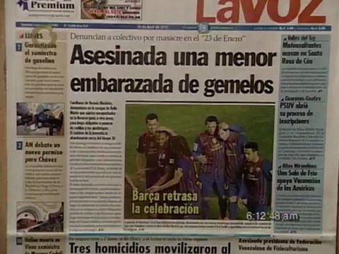 Titulares de Primera Página este 30 de Abril