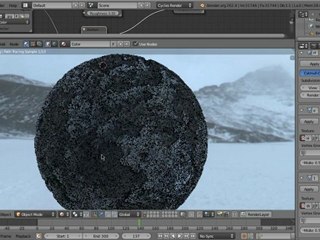 Blender kamenno-lávové logo