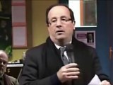 Francois Hollande et la dette publique - élection présidentielle 2012 français - sarkozy n'est pas mieux - Meeting