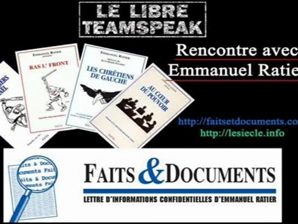 Emmanuel Ratier & Simon - Franc-Maçonnerie (Libre TeamSpeak - Philippe Ploncard d'Assac))
