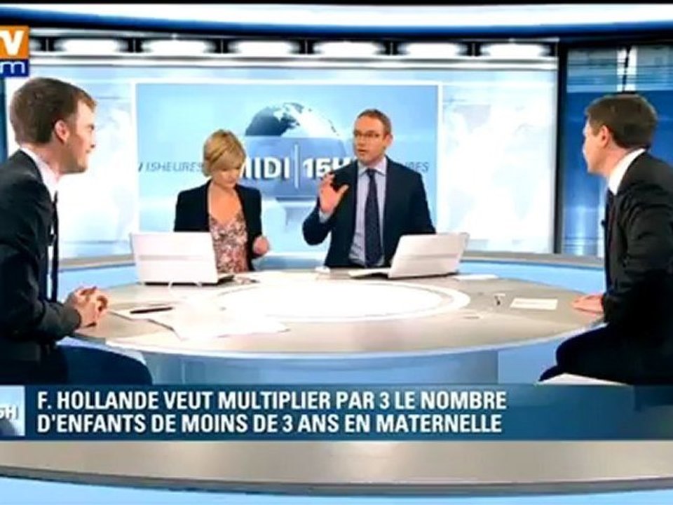 PS et UMP débattent sur BFMTV des moyens pour l’Education nationale