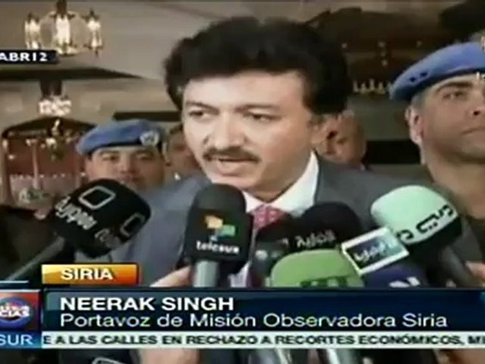 Llegó a Siria jefe de misión de observadores de ONU
