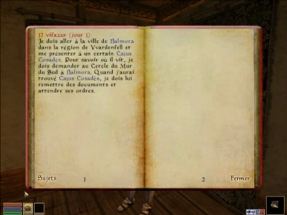 [WT ]The Elder Scrolls III : Morrowind -Partie 1