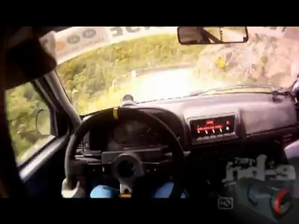 RALLYE Haut-Vivarais 2012 - ES3 - CAMERA EMBARQUE