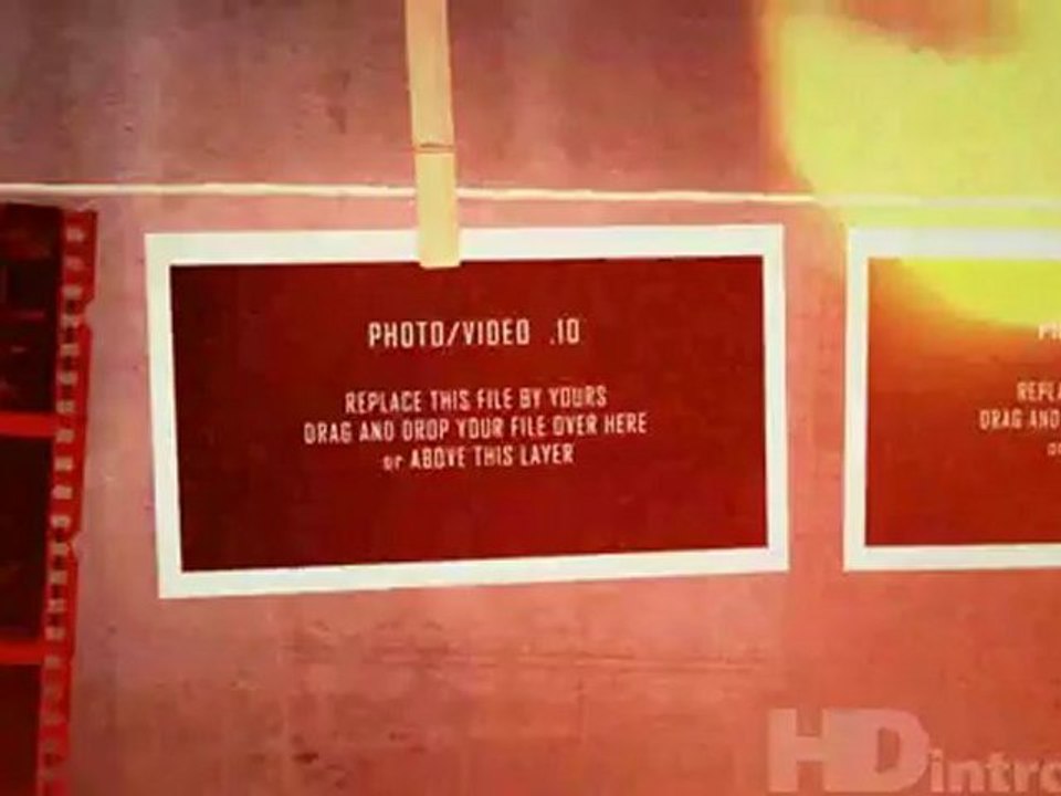 Clothesline PhotoLab HD Intro Background Video