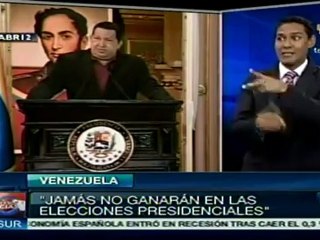 Chávez: jamás nos ganarán en las elecciones presidenciales