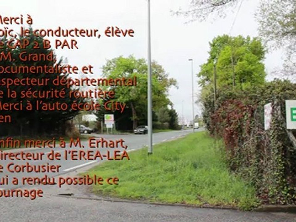 EREA LEA Le Corbusier, l'aide au permis de conduire